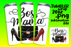BEAUTY 20oz Tumbler Template for DIY , Mother&#039;s Day Product Image 1