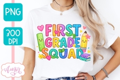 First Grade squad shirt PNG, First Grade Teacher mug PNG Product Image 4