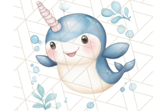 Under the Sea Nursery Clipart, Ocean Animals PNG Product Image 2