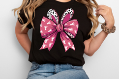Cute Easter Bow Clipart, Happy Easter Sublimation PNG Product Image 5