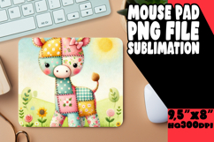 Playful Mouse Mat Sublimation PNG, Animals Product Image 1