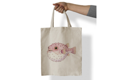 Cute Porcupinefish Spiky Pufferfish Ocean PNG Summer Product Image 7