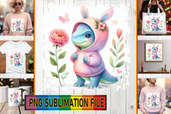 Cheerful TSHIRT PNG Gift Ideas, Dino Product Image 1