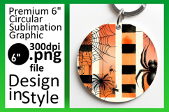Trendy Round Design for Keychain Art , Halloween Product Image 1