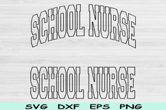 School Nurse Svg Cut File, School Nurse Png, Nursing Svg Product Image 1