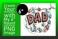 Watercolor Dad Joy Sublimation Product Image 1