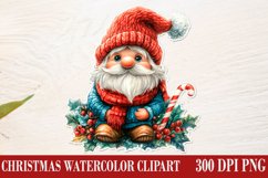 Christmas Gnome Clipart, Winter Clipart Product Image 1
