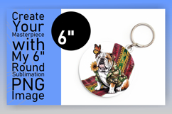 Cute Circle PNG Car Coaster Design , Cute Dog Product Image 1