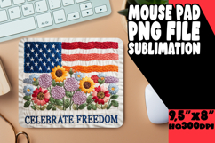COZY MOUSE PAD SUBLIMATION MAGIC, Patriotic Product Image 1