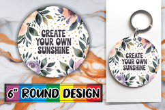 Joyful Circle Designs for Parties, Flower Quote Product Image 1