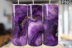 Purple Luxury Alcohol Ink Tumbler Wrap -High Quality 300 Dpi Product Image 1
