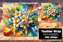 ELEGANT 20oz Tumbler Graphic for Gifts , Flowers Product Image 1