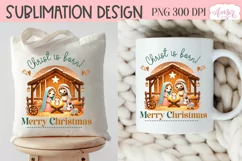 Christmas nativity PNG sublimation, Christmas Christian PNG Product Image 5