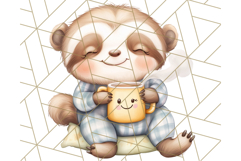 Warm &amp; Fuzzy Mornings PNG Clipart, Cozy Animal Art Download Product Image 2