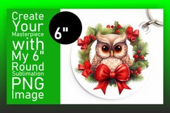 Holiday Wreath Wildlife Sublimation Delight Collection Product Image 1