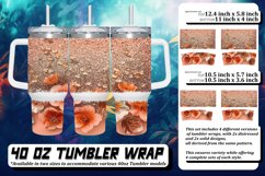 Radiant Leopard Petal Sublimation 40oz Product Image 1