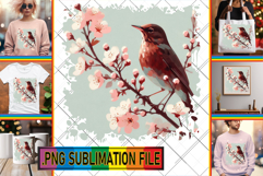 Playful PNG TSHIRT Magic, Birds Product Image 1