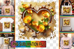 Timeless PNG TSHIRT Magic, 3D Heart Product Image 1