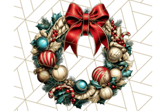 Vintage Glamorous Christmas Party Clipart PNG, Holiday Png Product Image 2