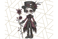 Gothic Halloween Clipart Dark Aesthetic PNG, Halloween Png Product Image 2