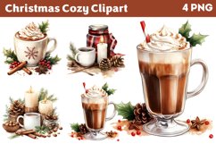Cozy Christmas Clipart PNG Product Image 1