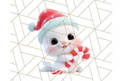 3D Under the Sea Christmas Clipart, Ocean Christmas PNG Product Image 2