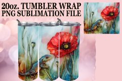 Heartfelt Sublimation 20oz tumbler wrap, Animals Product Image 1
