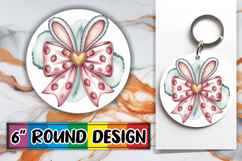 Blissful Round Designs PNG, Easter Bow Product Image 1
