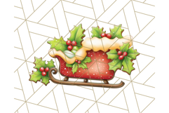 Cozy Christmas Bakery Clipart PNG, Holiday Cookie Art Product Image 2