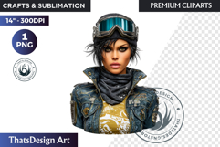 Alpine Winter Sports Fashion and Cabin Clipart PNG Product Image 1