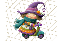Colorful Halloween Clipart PNG, Cute Kids &amp; Candy Clip Art Product Image 2