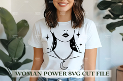 90 Woman Power SVG Design, Feminist SVG for Cutting Machine Product Image 11