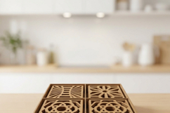 Laser Cut Coaster Bundle with Box Geometric and Playing Card Product Image 10