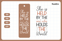 40 Christian Bookmark Sayings SVG Bundle Product Image 15