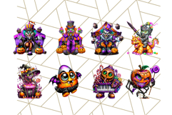 Haunted Treats Clipart PNG, Halloween Candy Art Product Image 2