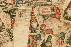 Gnomes Christmas Junk Journal Pages Product Image 4