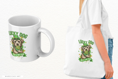 St Patrick Day Dog Png Sublimation - Cute St patrick Dog Product Image 3