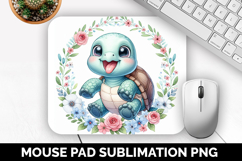 Cute Animals Mouse Pad Bundle, Sublimation Mouse Pad PNG Product Image 16