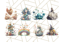 52 Magical Creatures Clipart PNG, Fantasy Animals Png Product Image 2
