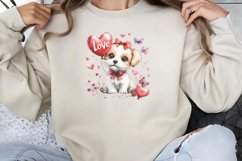Valentine Dog Clipart PNG Product Image 1