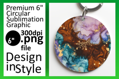 Unique Circle Design Coaster Artwork , Abstract Pattern Product Image 1