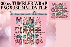 Funny Glitter Tumbler Wrap for Mom | 20oz Sublimation Product Image 1