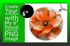 Spring Blossom Burst: Sublimated Round Designs Art PNG Product Image 1