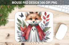 Watercolor Fox Mouse Pad Sublimation - Animal PNG Product Image 1