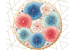 Fourth of July Cookie PNG, Patriotic Clipart USA Treats Png Product Image 2