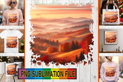 Dazzling TOTE BAG Gift Ideas PNG, Autumn Product Image 1