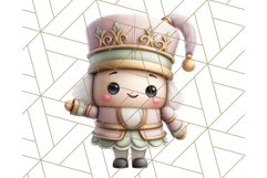 Playful Pink Nutcracker PNG, Pastel Christmas Clipart Product Image 2