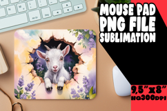 BLISSFUL MOUSE MAT PNG STYLE, Animals In Wall Product Image 1