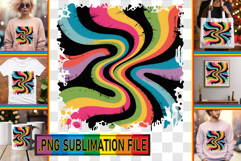 Sweet TSHIRT Art Ideas PNG, Funky Pattern Product Image 1