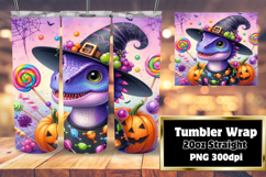 Perfect Gift: 20oz Tumbler Design , Halloween Dino Product Image 1